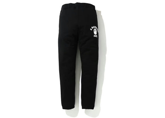 BAPE Classic College Slim Sweat Pants Black