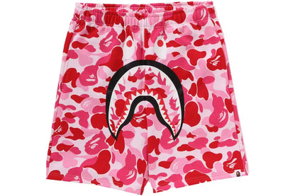 Bape ABC Shark Sweat Shorts Pink