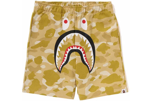 Bape ABC Shark Sweat Shorts Yellow