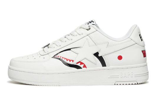 A Bathing Ape BapeSta Shark M2 White