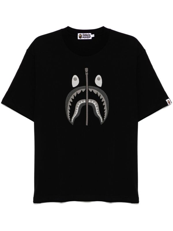 BAPE Shark #2 Relaxed Fit Tee Black