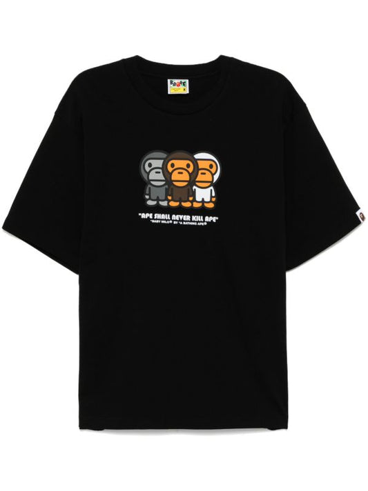 BAPE Baby Milo Relaxed Fit Tee Black